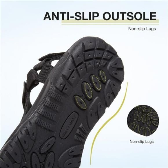 Mens Hiking Sandals Waterproof Open Toe Outdoor Sport Walking Beach Shoes main image 4